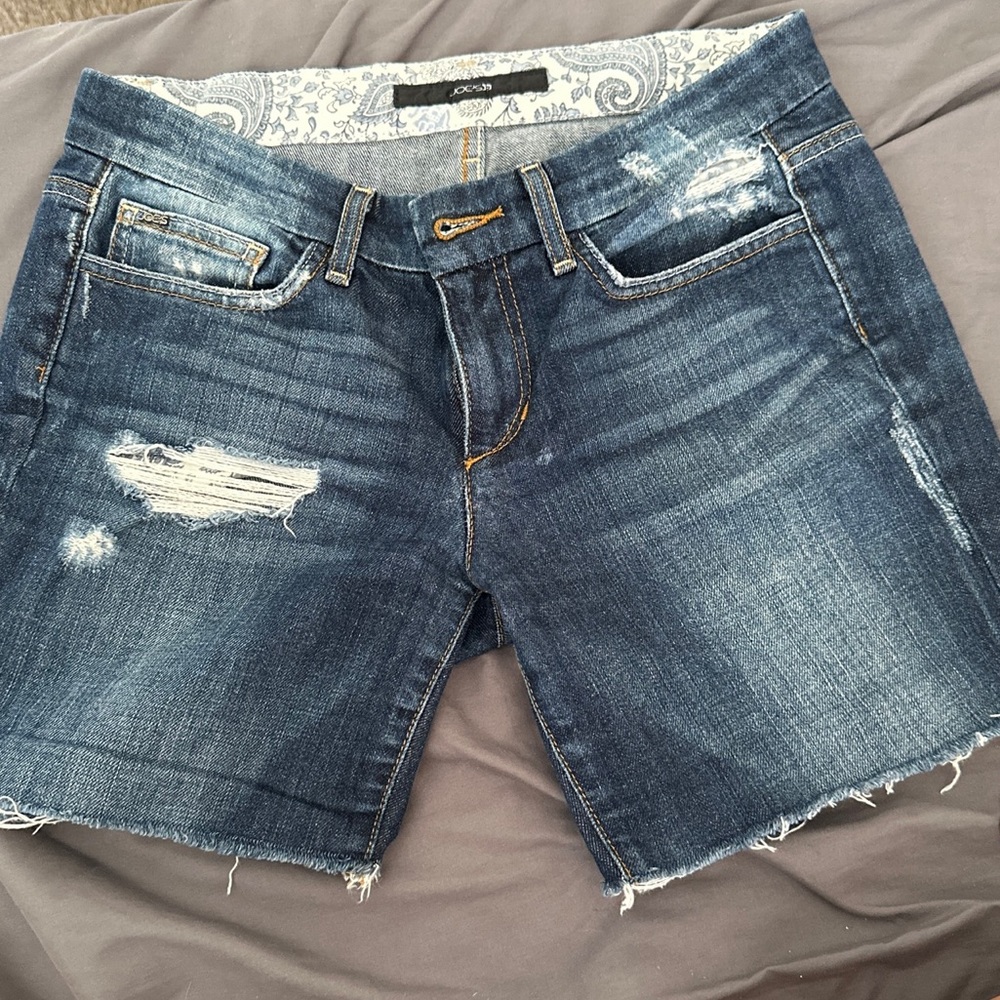 Joes Jeans Rocker denim shirt with paisley detail size 27